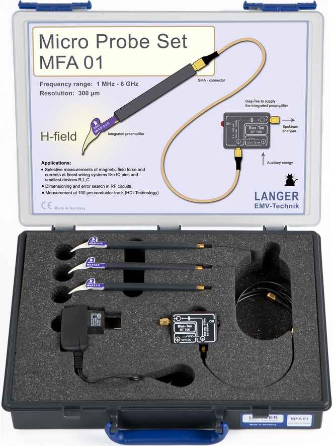 MFA 01 set, Mikrosonden 1 MHz bis 6 GHz